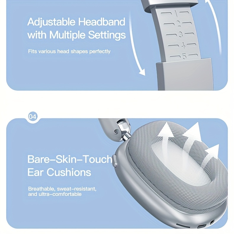 SY-T9 Over-Ear Wireless Headphones, Universal Music Headset for Phone And Laptop