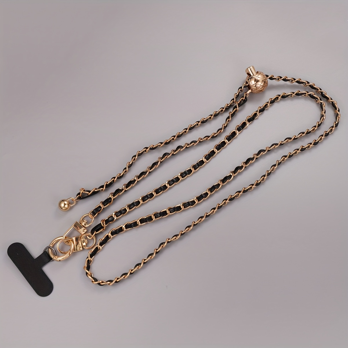 Fashionable Chain Phone Lanyard, Adjustable Length 130cm, Replaceable Bag Strap, Gift For