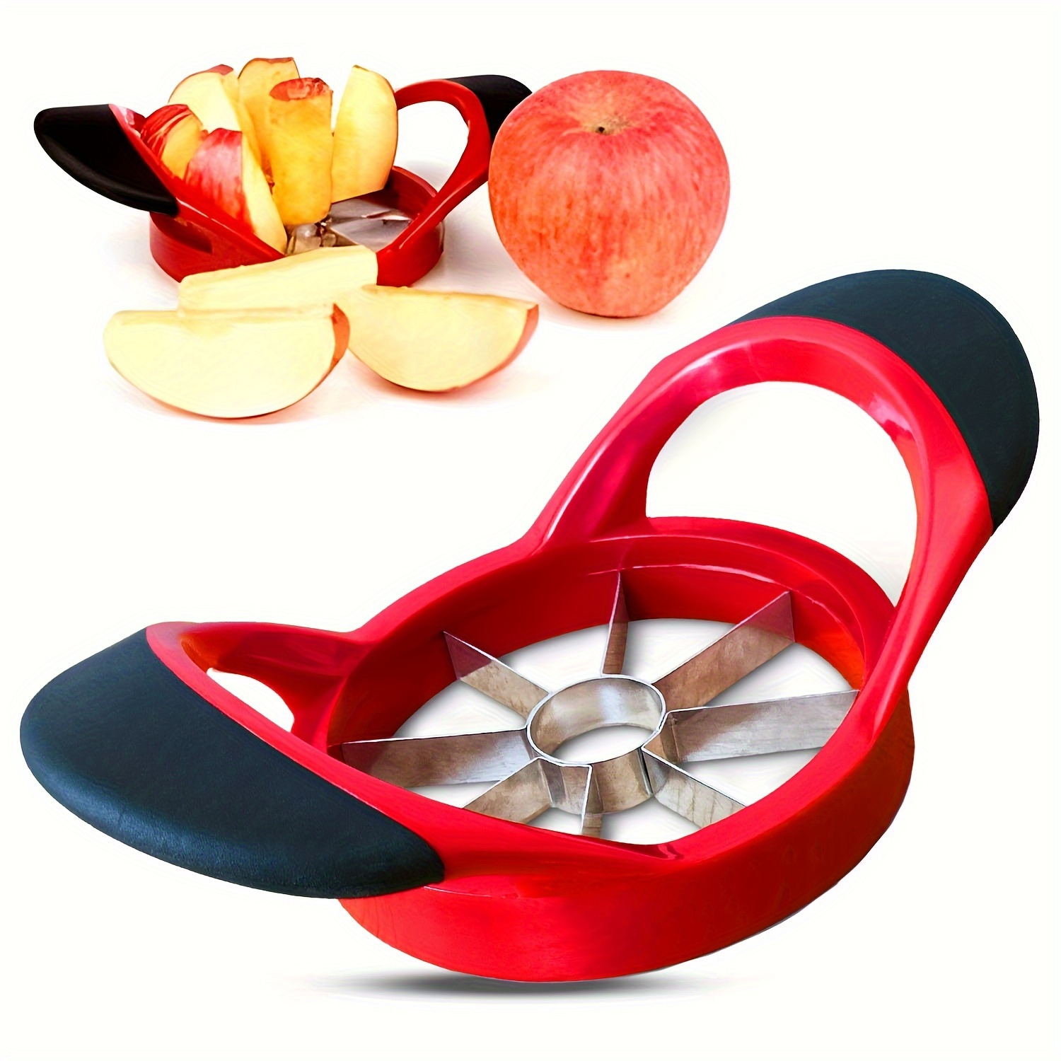 

1pc, Slicer, Large Corer, Ultra-sharp Cutter, Pitter, Divider, Large Size Sturdy Rust Resistant Fruit Slicer Cutter, Kitchen Tool