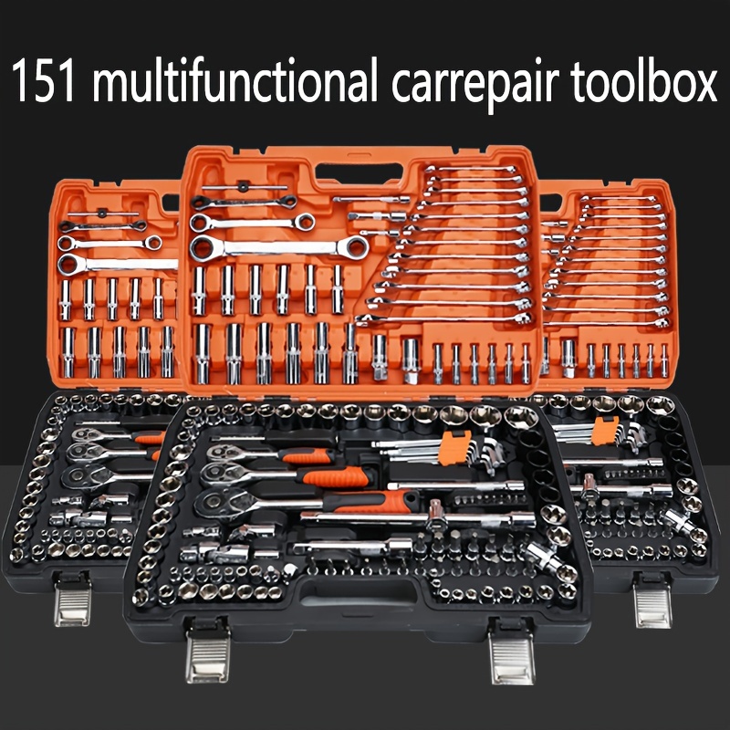 

A Set Of 53/151 Car Toolboxes: A Portable, , And -to-use Set - Suitable For Car, , , And - Including A Portable