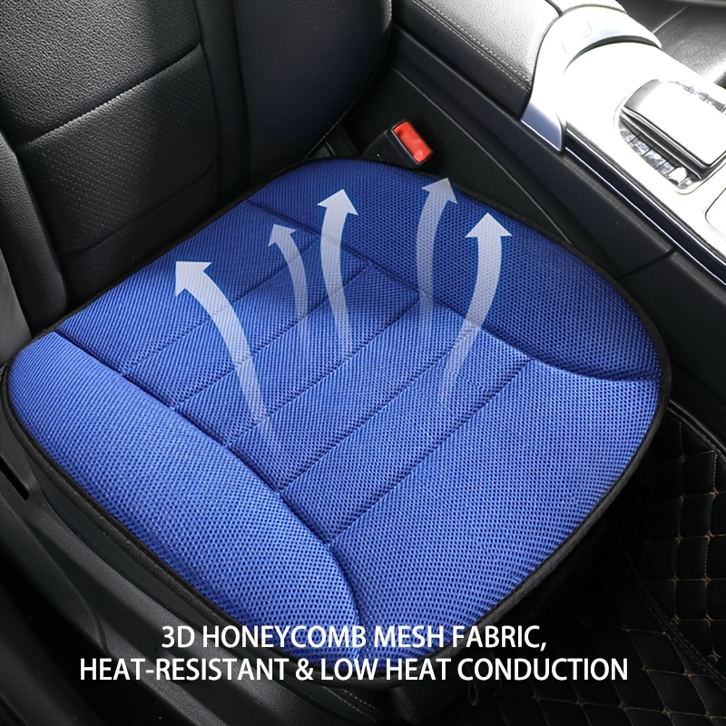 car seat cushion for commuting and self driving summer non stick mesh fabric non       minimalist style anti slip   protects seats essential for drivers ideal gift for car owners Product details 3