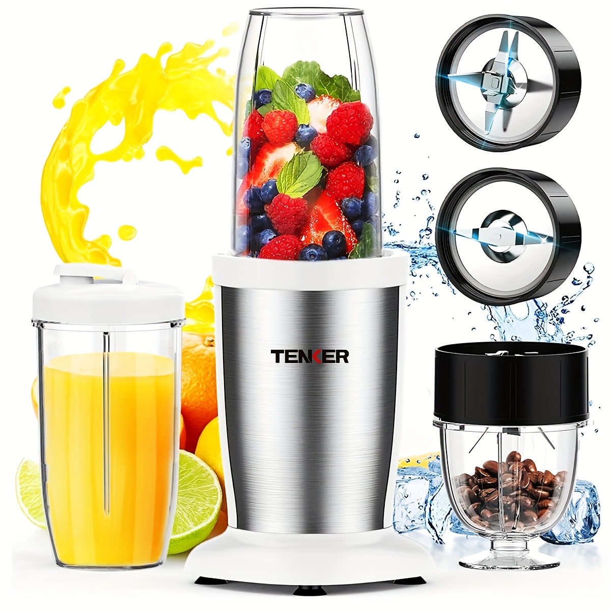 Smoothie Blender By KOIOS, 11pcs Personal Blender And Grinder... product image 10