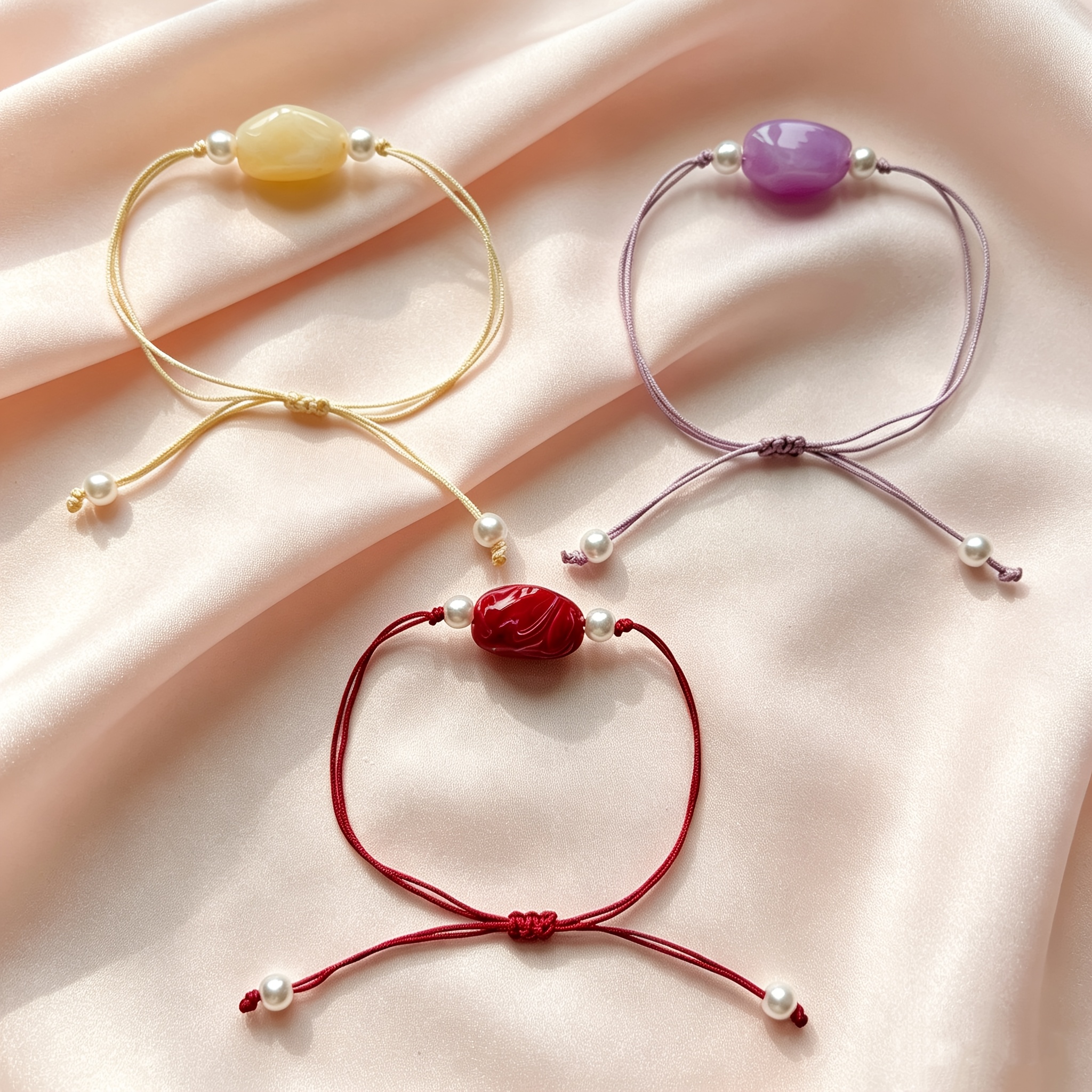 Women's Bohemian Style Adjustable Woven Bracelet, Everyday Wear