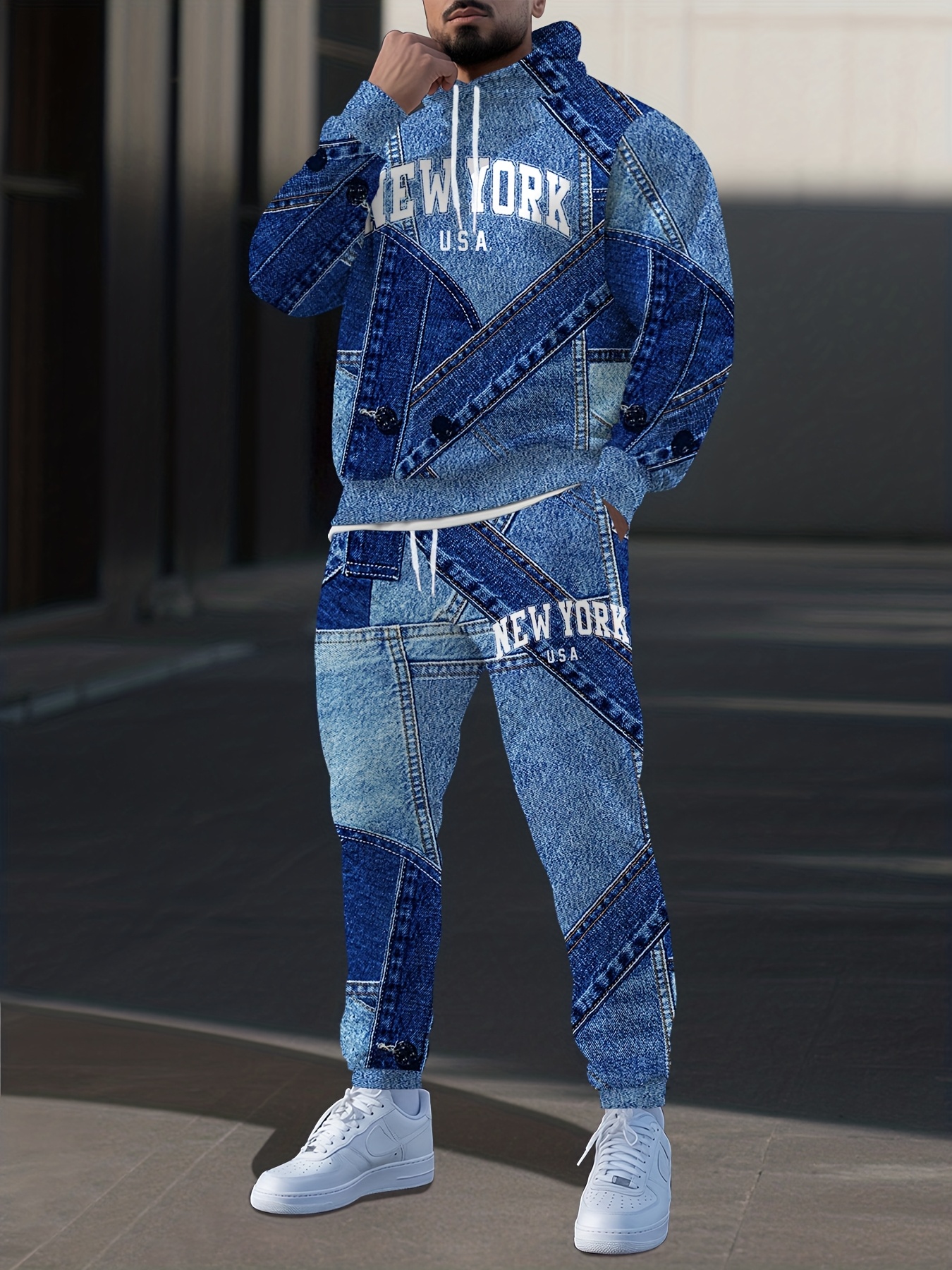 denim outfit men sold on Temu Philippines