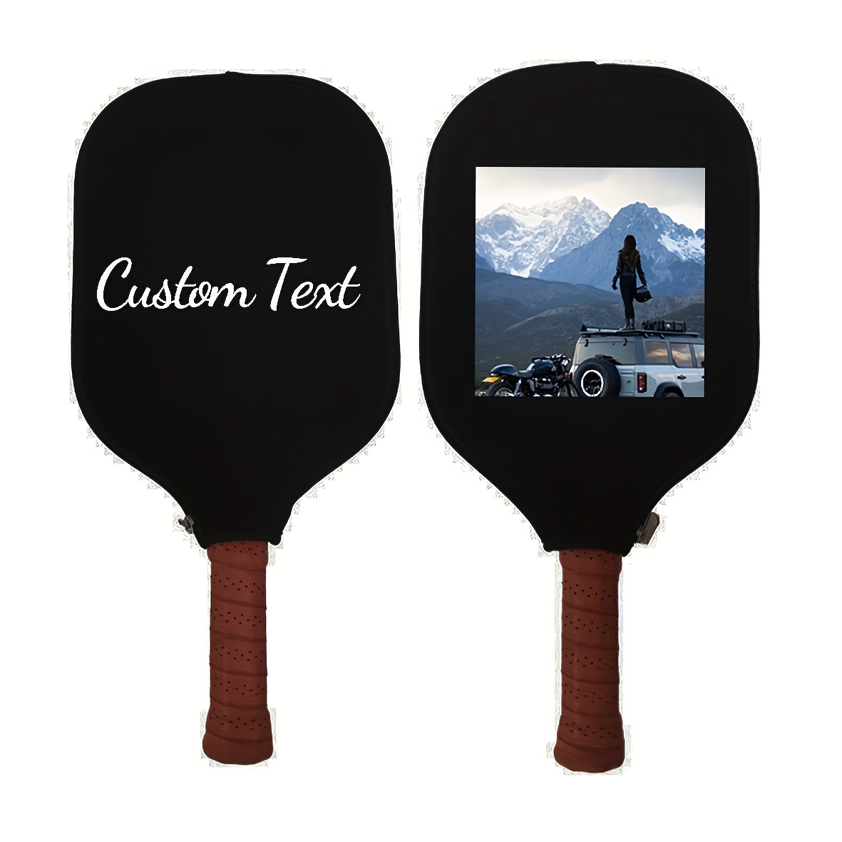 TEMU A Personalized Single-sided Custom Racket Storage Bag, Racket Cover, Custom Racket Sleeve, And Portable, Suitable For Storing Table Tennis And