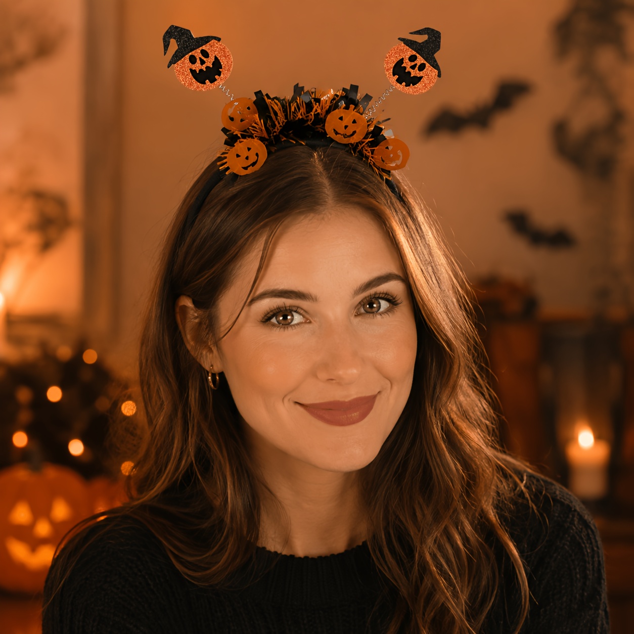 TEMU Fascia per capelli da Halloween per donna, accessori festosi per feste di Halloween e cosplay