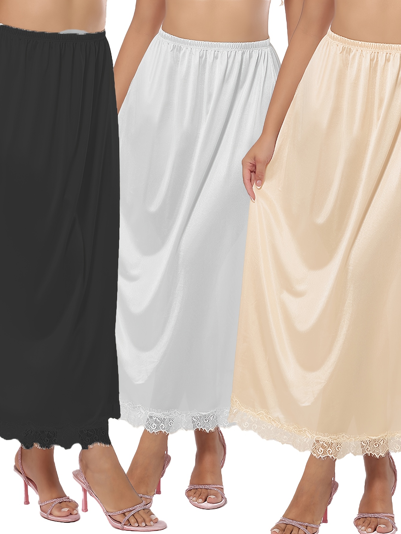 plus size slip for under dress sold on Temu United States