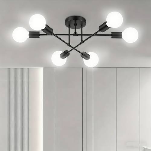 6 light black ceiling light fixture modern chandelier light fixture light fixtures ceiling mount and dining room light fixture sputnik chandeliers for bedroom ceiling lights for living room