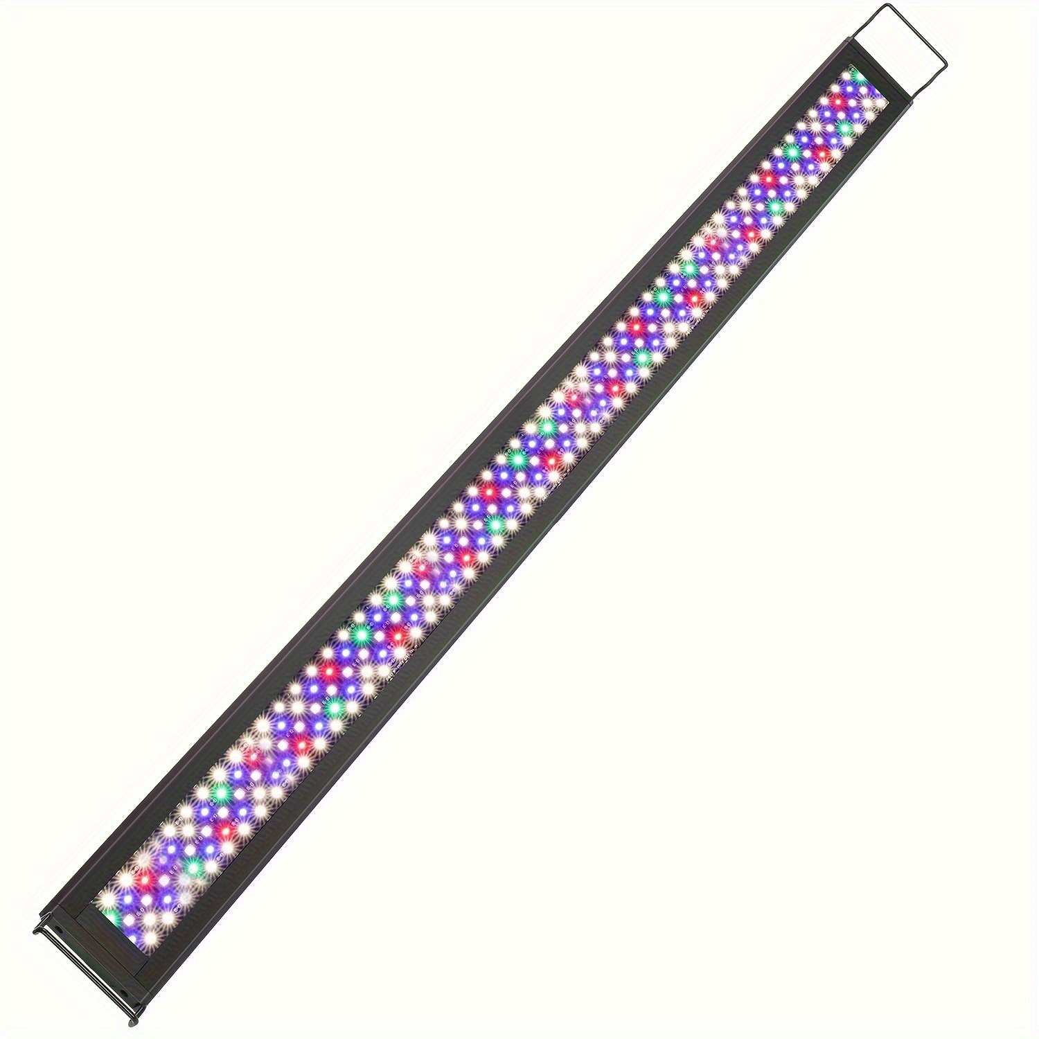 TEMU Zingbabu Led Aquarium Light, 120-140cm 52w Fish Tank Light, Tank Light With Timer, Brightness Dimmable, Alu Alloy Shell Extendable Brackets