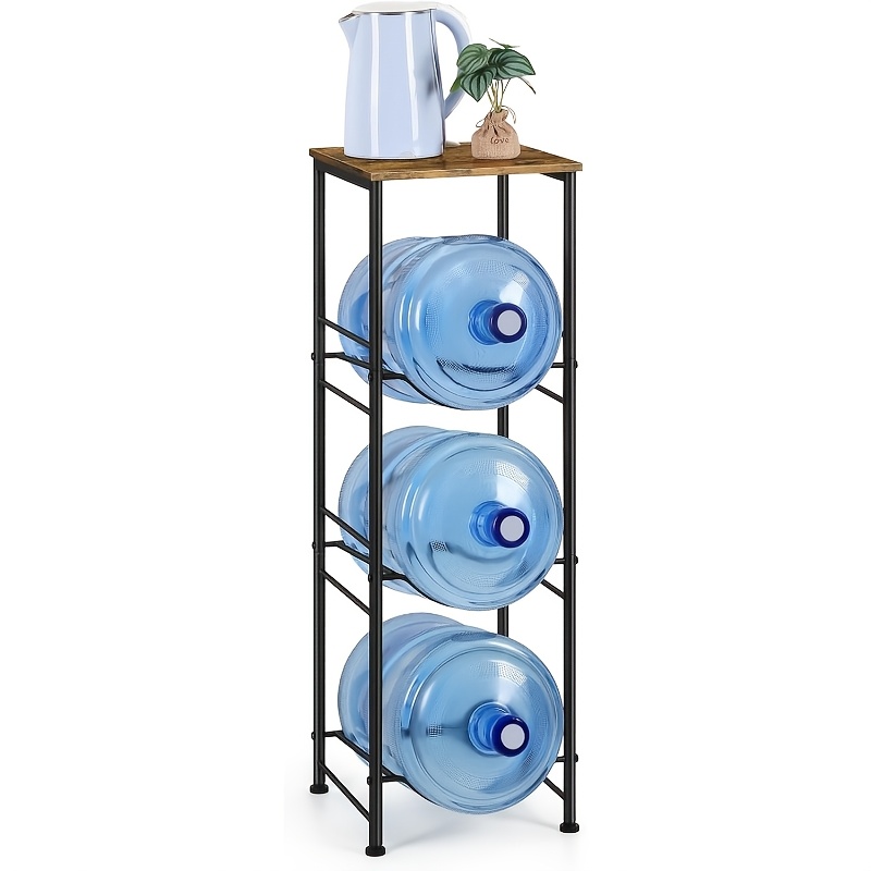 VEVOR Porte-bouteilles deeau a 3 niveaux, porte-bouteilles de 5 gallons, porte-bouteilles deeau