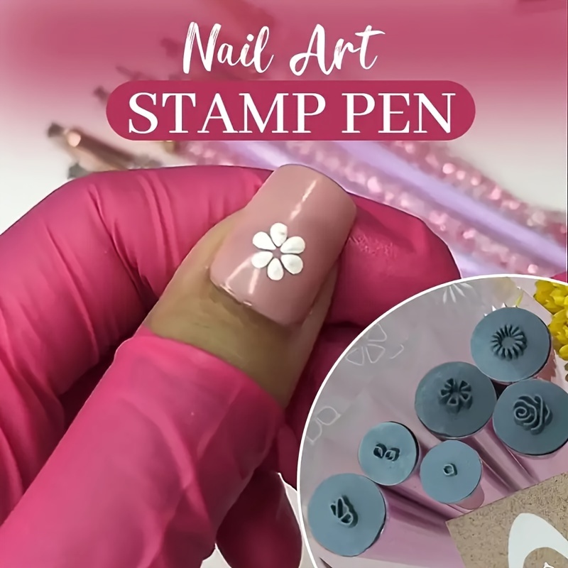 

6- Stamping Set: Christmas Stamping , Diy , No-odor Ink, Art