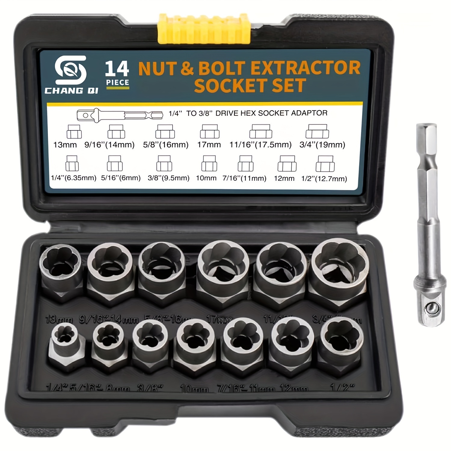 

Damaged Nut Remover Set Broken Nut Bolt Nut Removal Kit Stuck Nut Bolts