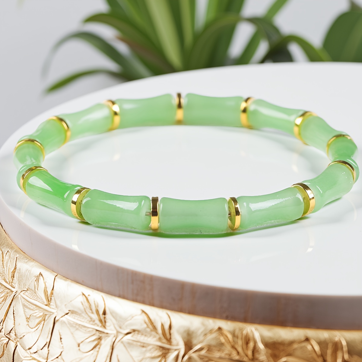 Women's Chinese Style Bamboo Knot Luck Bracelet