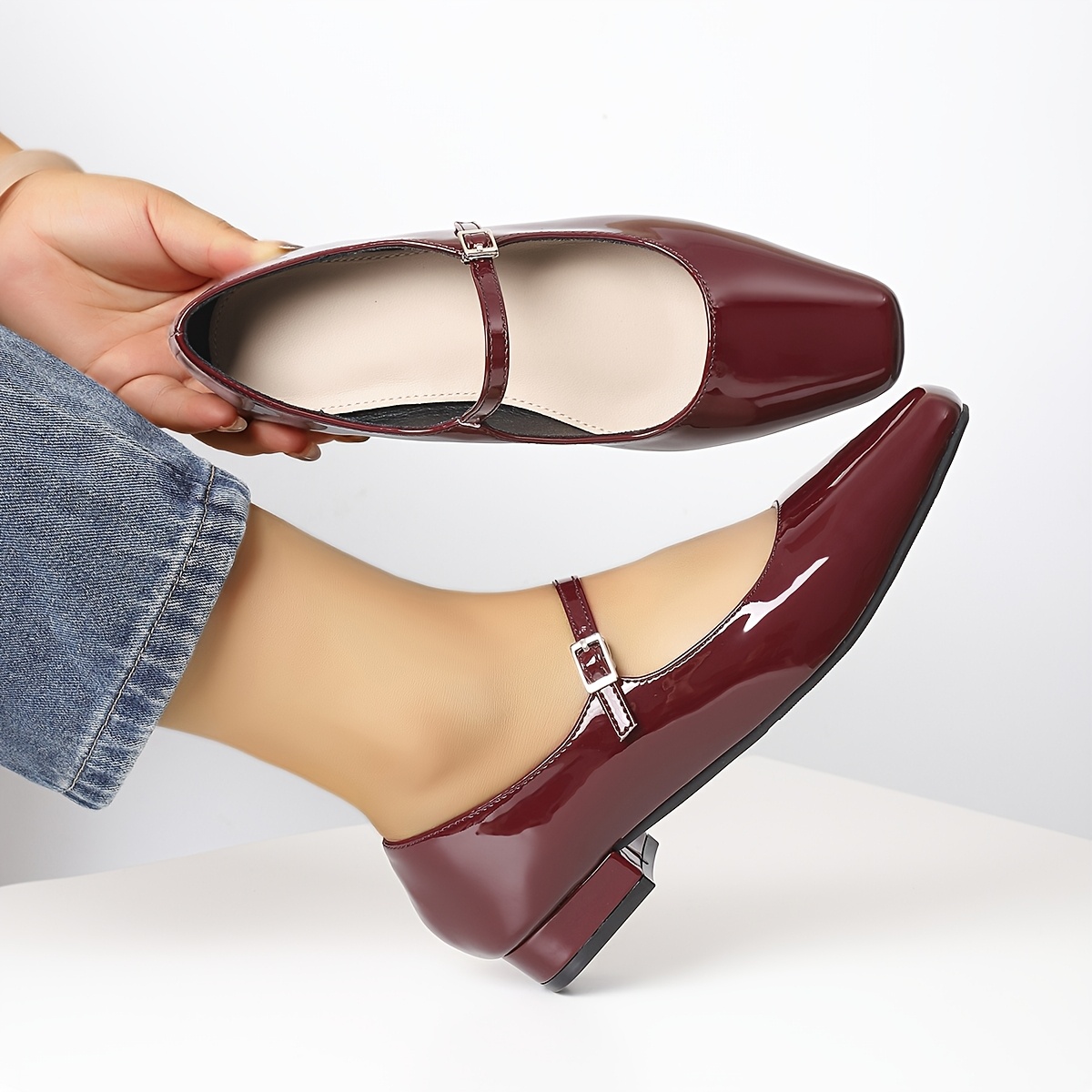 french shoes shallow womens low heel - Temu Portugal