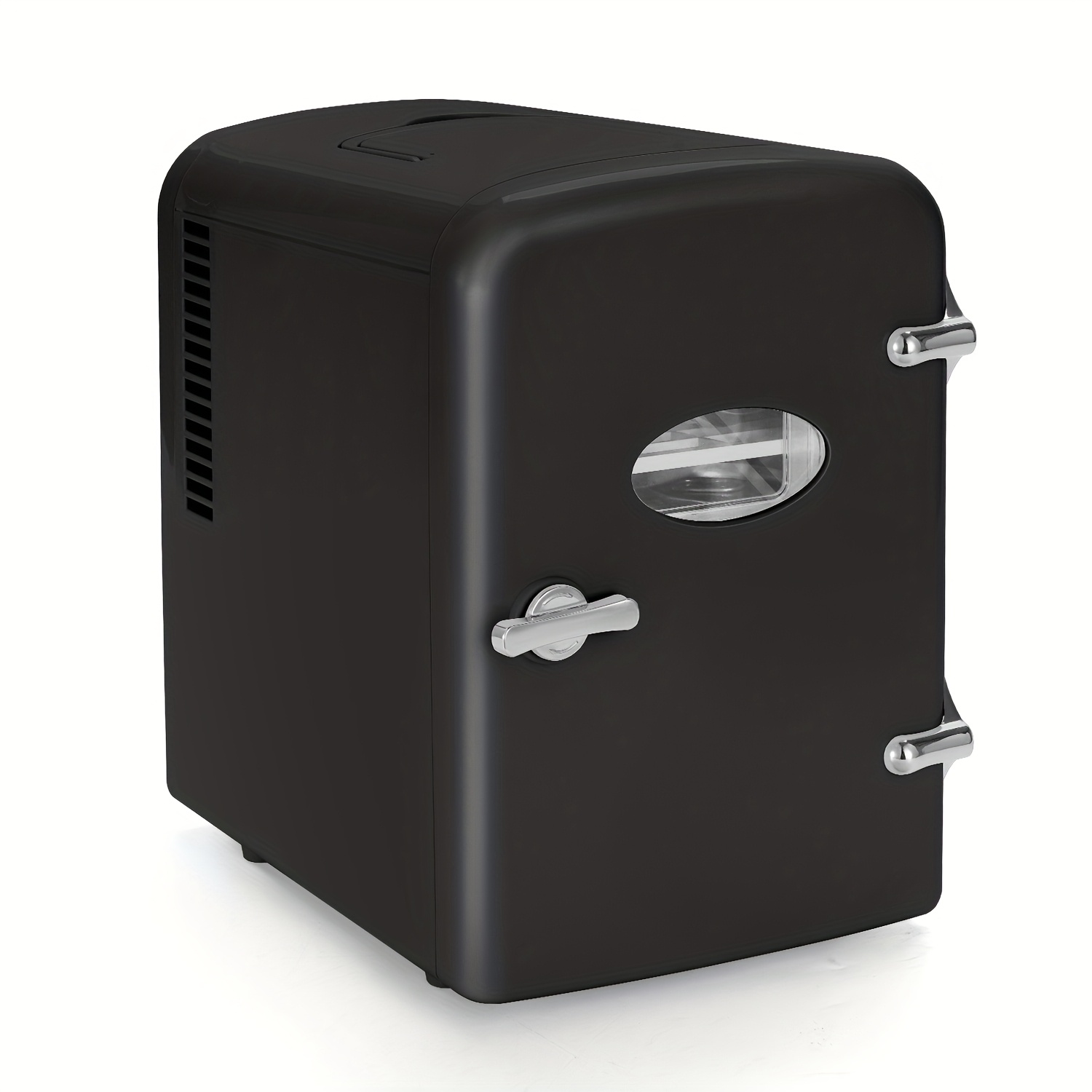 Image of 4l Fridge With Dual Hot And , Portable And Space-. It Features Cooling And Heating Functions. Perfect For Storing Drinks, Skincare Products, And Snacks. Needs All Year Round