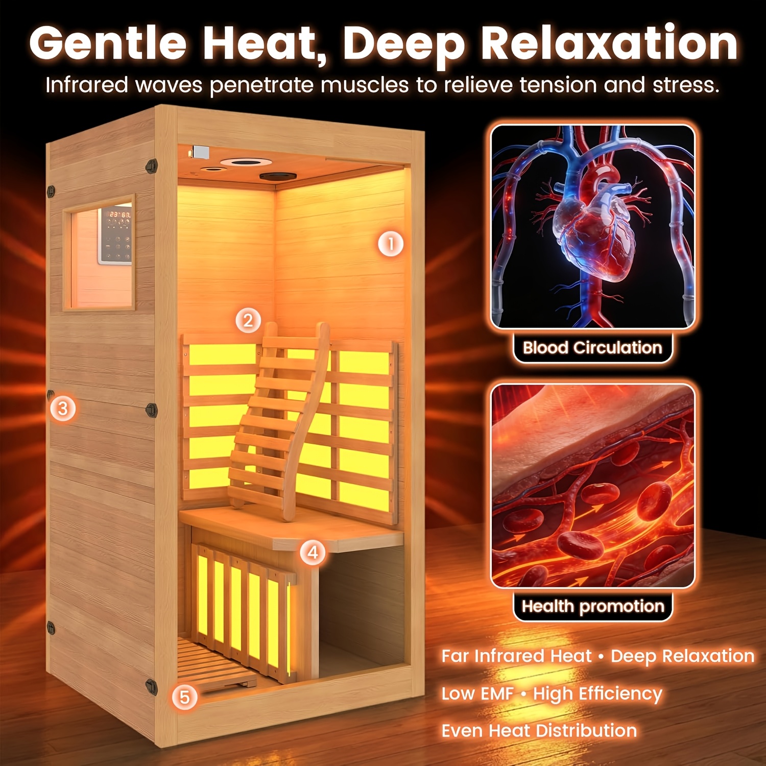 35 4 x 31 5   9 sauna 1 person sanua     sauna   panels 8 color   lights Product details 4