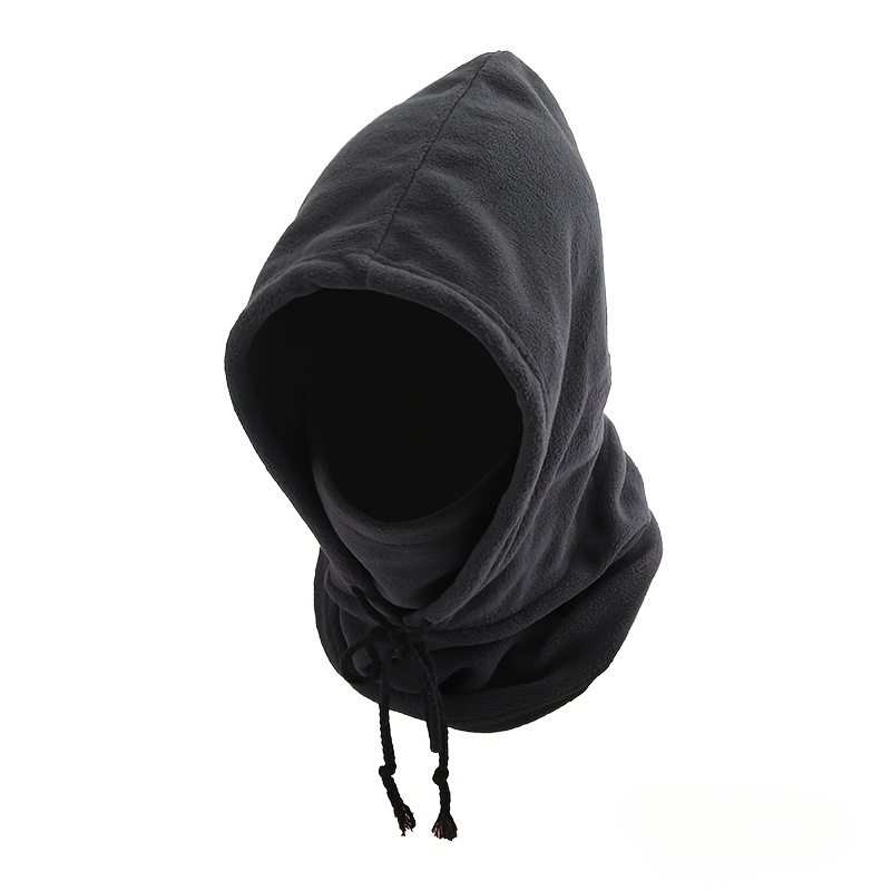 winter balaclava hooded scarf warm neck gaiter hood outdoor Temu