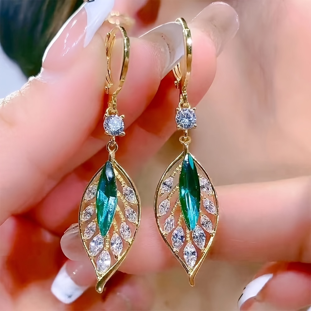 Image of 1 Pair Elegant Pendant Hoop Earrings, Bohemian Style, Suitable For Women', Banquet, And Vacation Wear