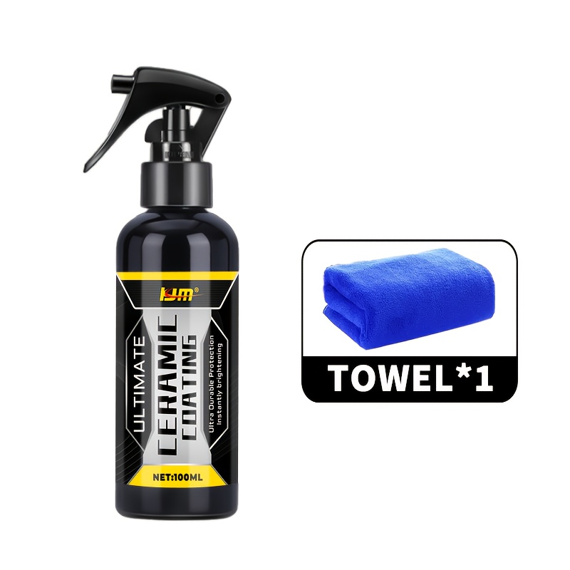 TEMU Car Spray | Coating Suit - Shine Recovery Crystal Polish, Protects Car Paint, Enhances Gloss And Smoothness, Universal Fit
