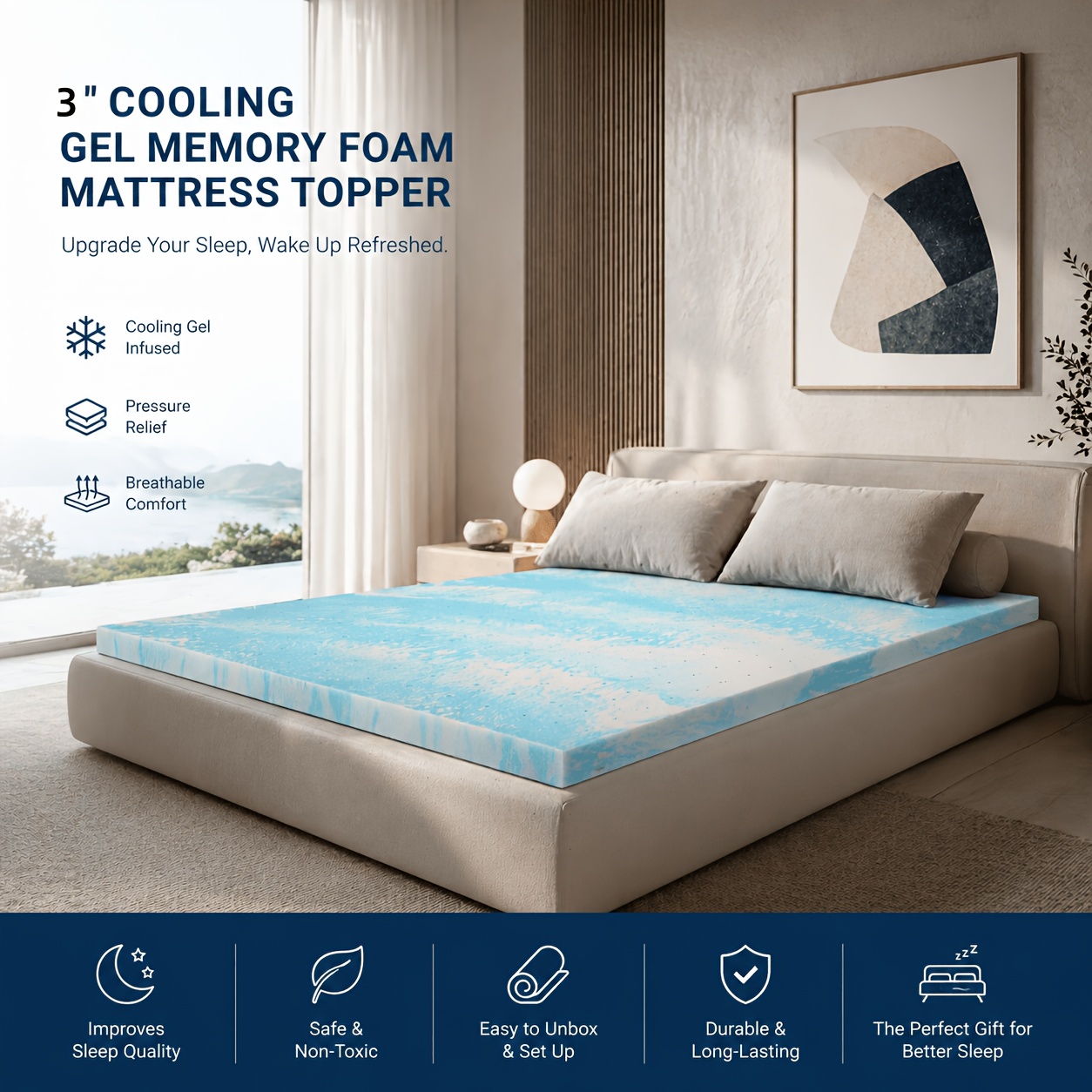 mattress toppers sold on Temu United States