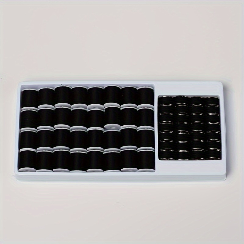 TEMU 32 Spools With 28 Metal Bobbins Bottom Thread Colored Thread Black And White Sewing Thread 60 Spools Household Sewing Machine Thread