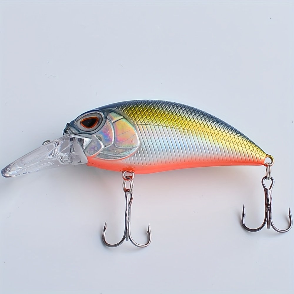 1pc Topwater Floating Crank Wobbler, Abs Material, Artificial Swimbait Hard Crankbait For Pike Fishing Tackle - 8.5cm/3.35in 15g/0.529oz, Mixed Color