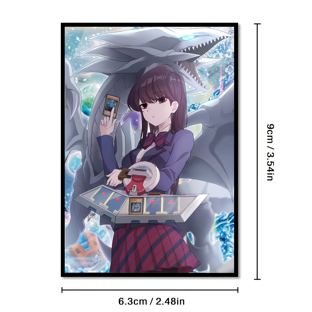 50 sheets/pack 63x90mm high-definition anime card sleeves * protecting  small-sized game cards and collectible cards like YGO