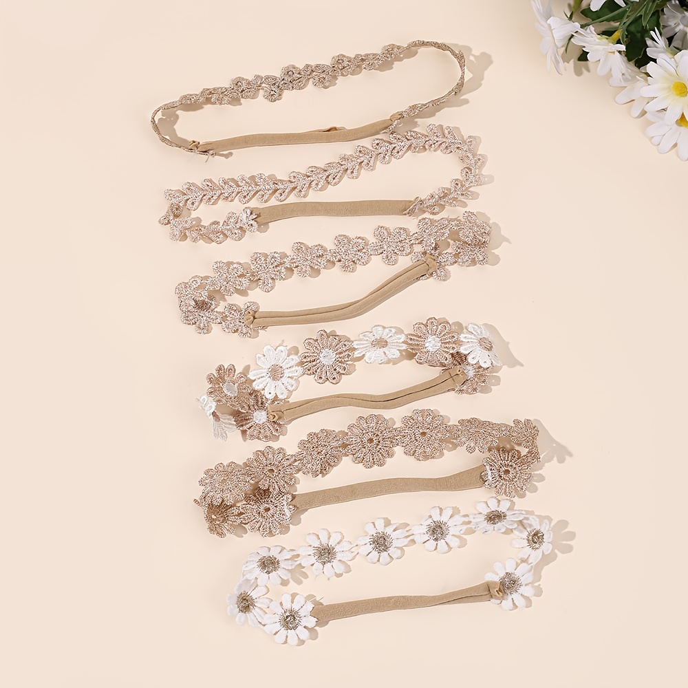 Fascia per capelli Boho rosa e gialla con nodo superiore