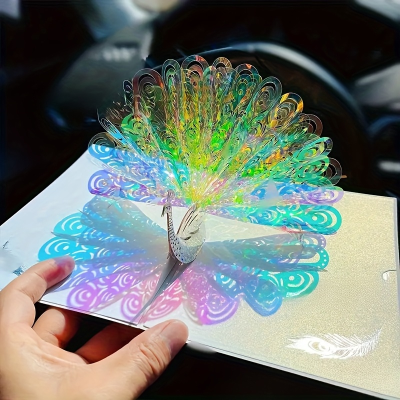 Stylish 3d 3 - Dimensional Pearooster Universal Greeting Cards! Used For Anniversary Celebrations, , Retirements, Birthdays, , Celebrations, Of Gratitude