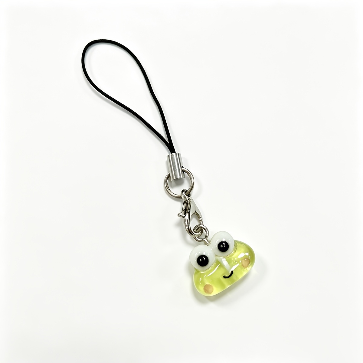 TEMU 1pc Cute Frog-shaped Phone Lanyard, Suitable For Phones, Bags, And Keys