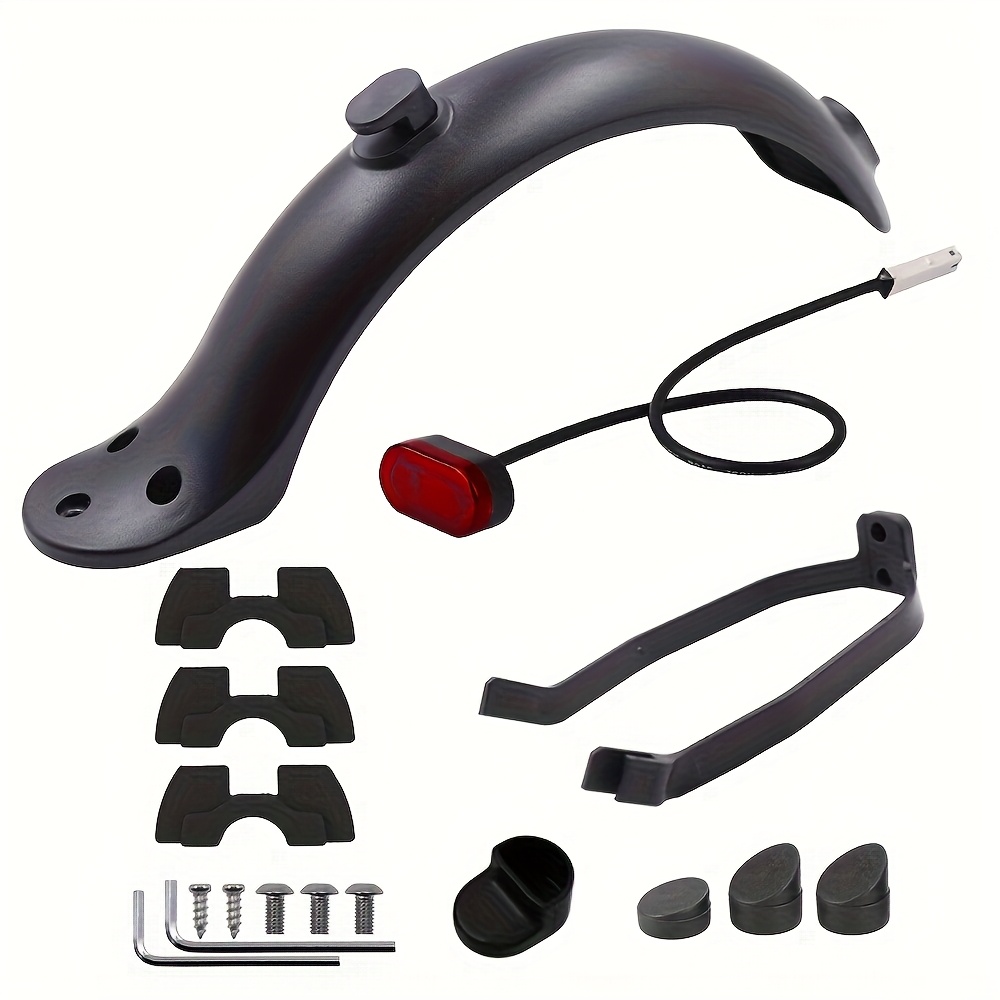 TEMU posteriore per scooter Xiaomi M365/1S/Pro con staffa - Alta qualit�, resistente, facile da installare, kit di strumenti di installazione cintura