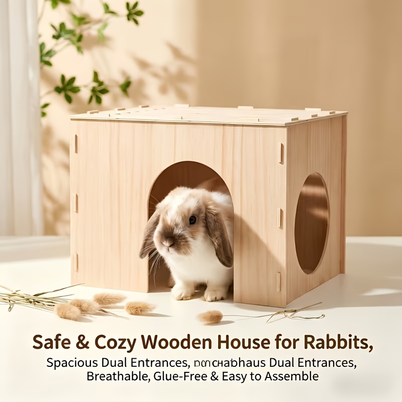 Handcrafted Rabbit Drate Hamster Pet Shelter