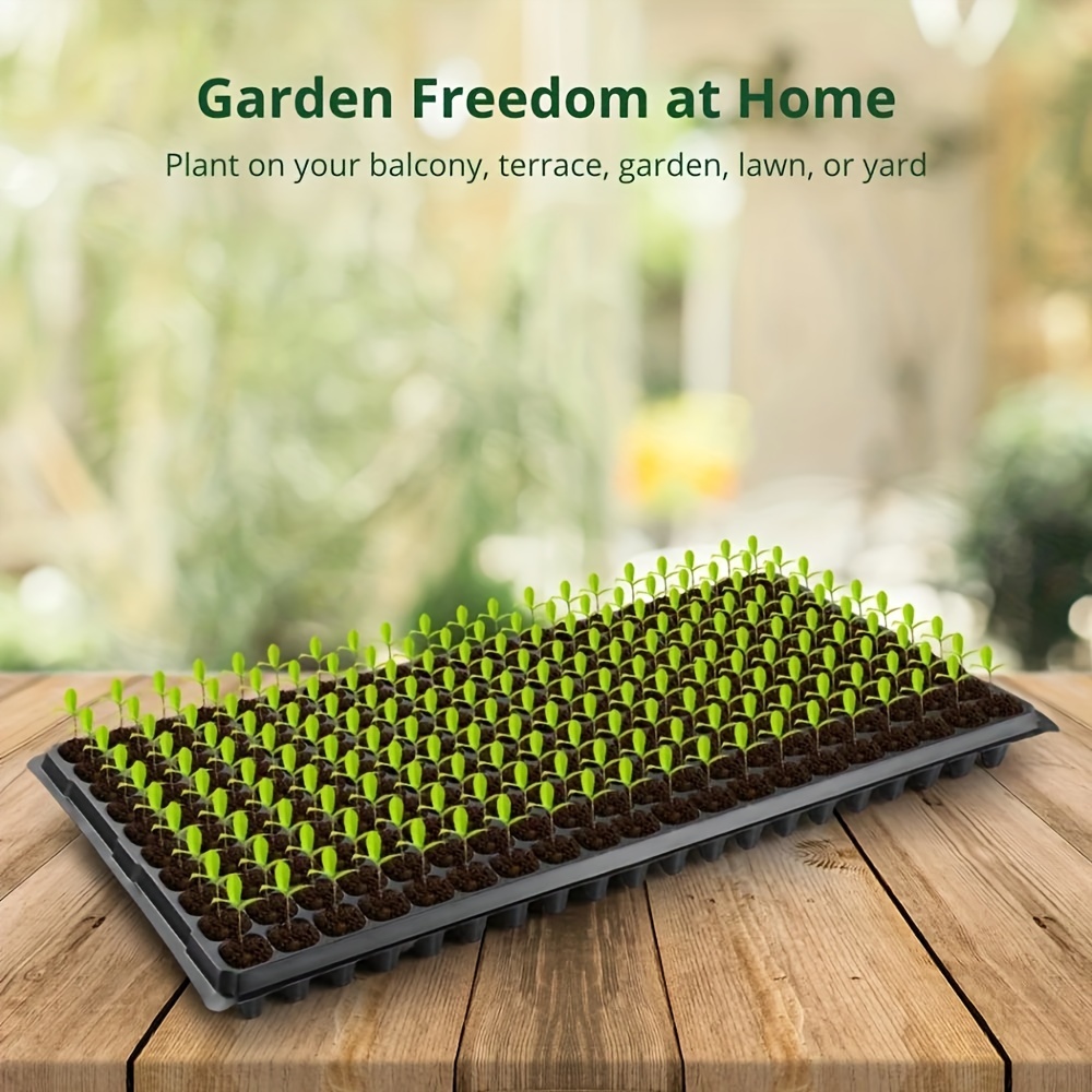 

5-pack Pet Plastic Seed Trays, Lightweight Plant Growing Trays With Multiple Components, Mini Nursery Pots For Flowers And Seedlings