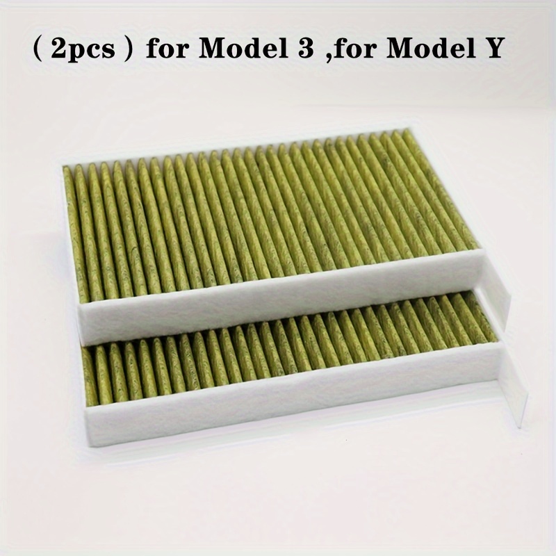 

Air Filter With Activated Carbon For , For Model Y, Air Conditioner Replacement Cabin Air Filter Car Accessories, Replacement 1107681-00-a (2pcs)