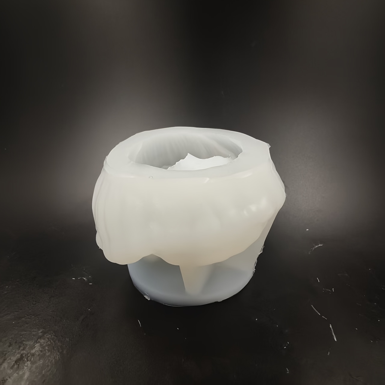 TEMU Moule à bougie en silicone 3D fleur de coquelicot, moule réaliste pour bougie en cire florale , moule de pour savon artisanal, résine, ,