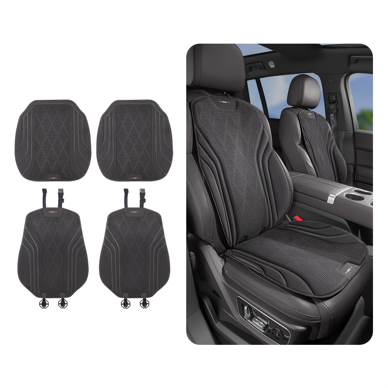 TEMU Car Seat Cushion Set, New Seat Covers, Single Seat/double Seat Cushion, Car Seat Protector Mat, Soft Comfortable Breathable Pad, Use, Car