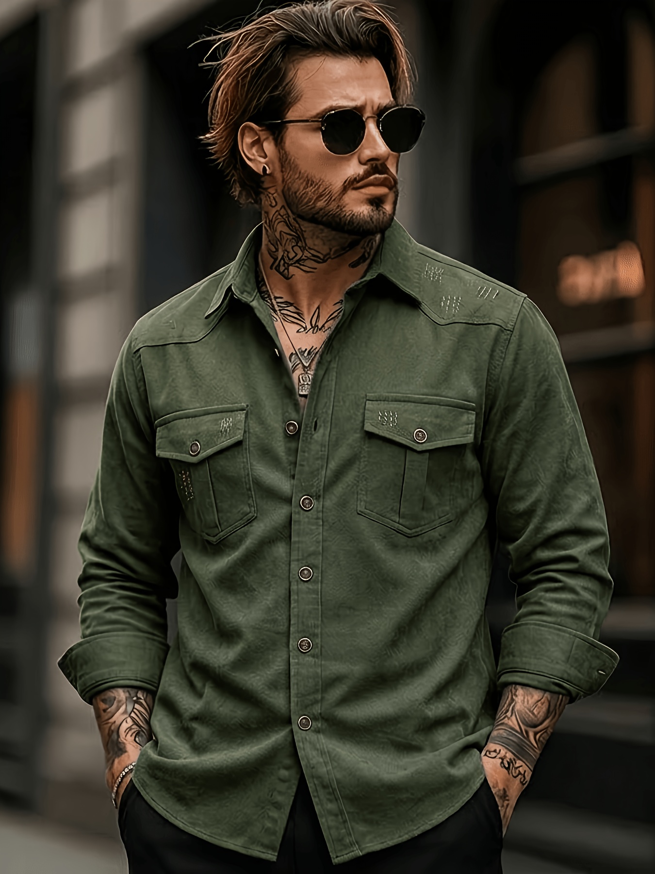 New Spring/Autumn Washed Distressed Stiff Cotton Fashion Casual Men's Denim Jacket