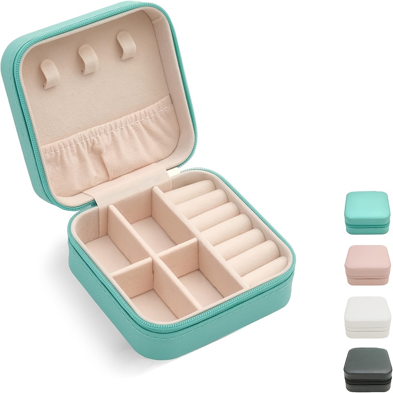 A Portable Organizer Jewelry Including Rings Earrings
