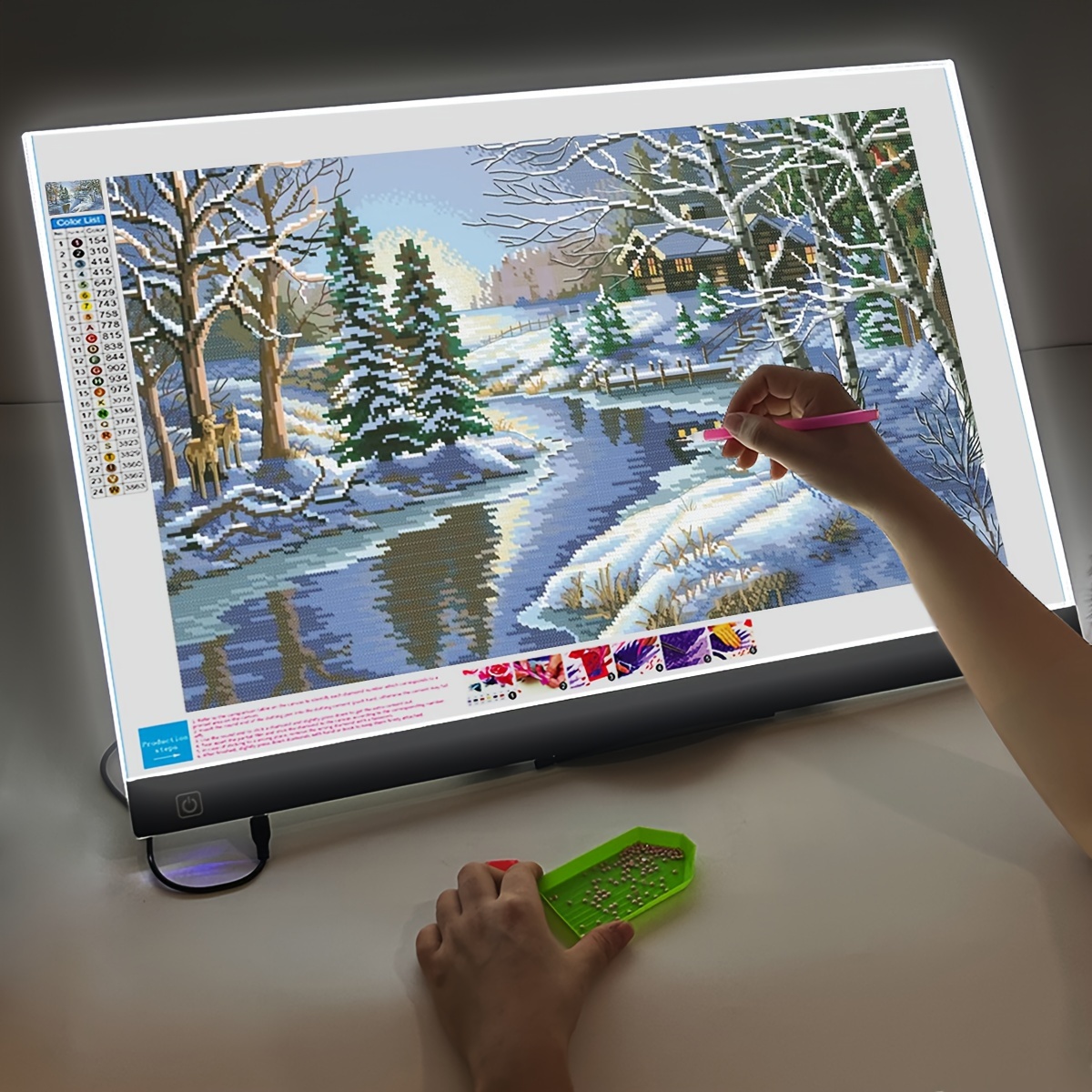 

A2 Led Pad For , Diamond Art 3 , Tracing Usb & Sketching, , Drawing, Diamondpainting