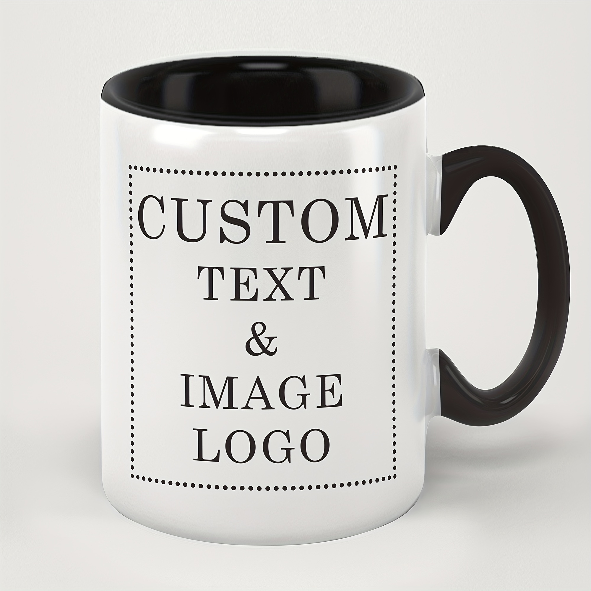 Taza personalizada con foto de 11 onzas en ambos lados, taza personalizada  con tu imagen, logotipo, texto, taza de café personalizada, regalos