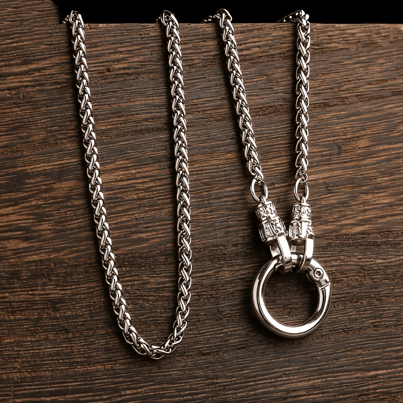 TEMU Simple And Modern Unisex 304l Stainless Steel High-quality Versatile Necklace, A Daily Accessory For Men And Women, And An Excellent Jewelry