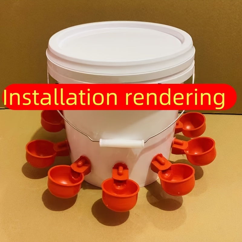 24pcs automatic water   for poultry with hole opener suitable for chickens ducks geese quails