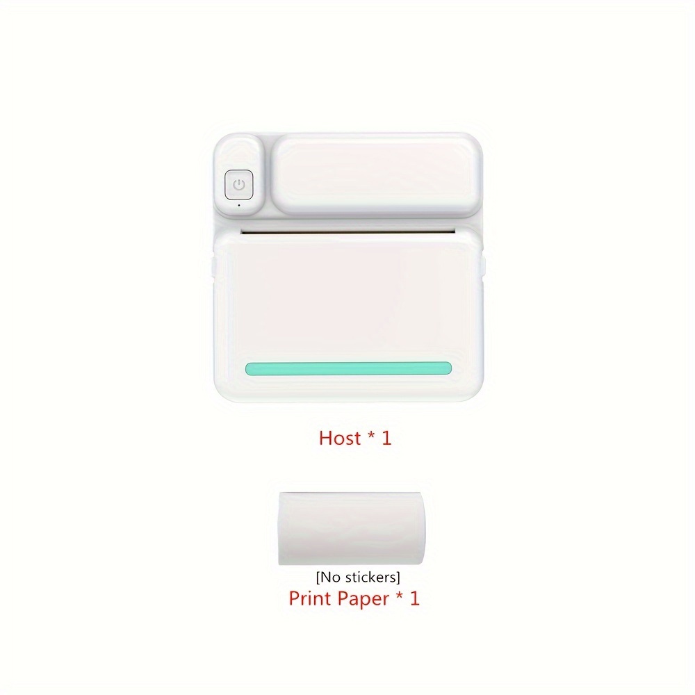 Gotoogo Mini Printer, Inkless Thermal Printer For Ios & , Wireless Portable Receipt Printer For Photo Journal Notes Memo
