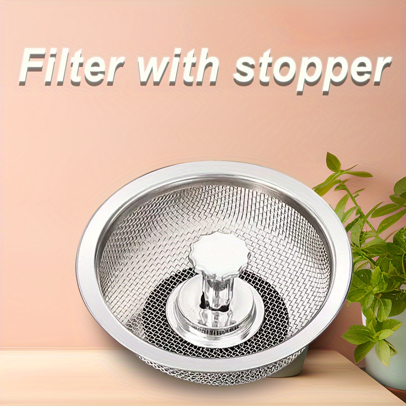 

Stainless Steel Kitchen Strainer Stopper – Metal Filter For , Upgraded Colander Set For , Dishwasher Safe