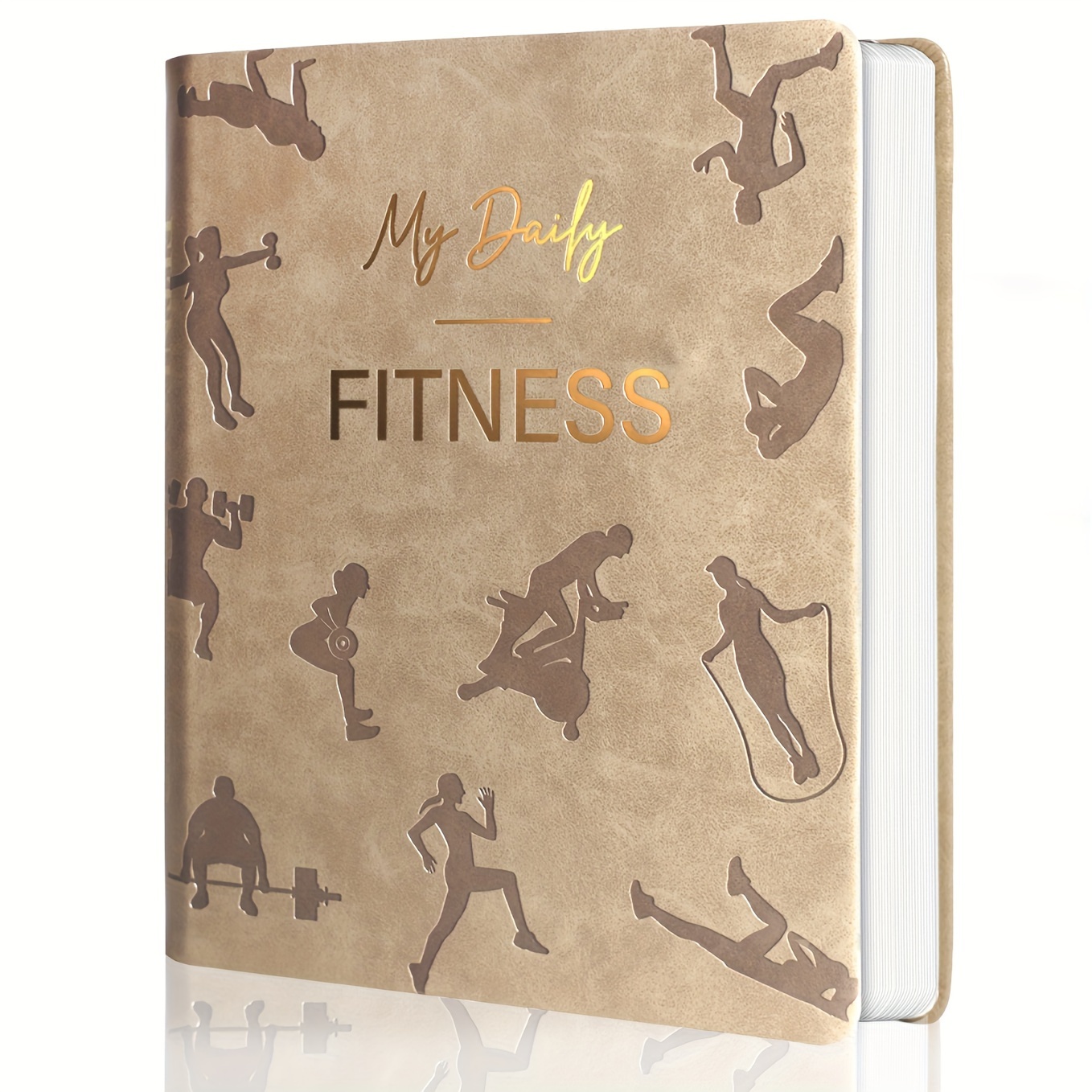 

A5 Leatherette , 5.7" X 8.3", Hardcover For , Gym & Tracking, , Office Supplies, Personal Planning