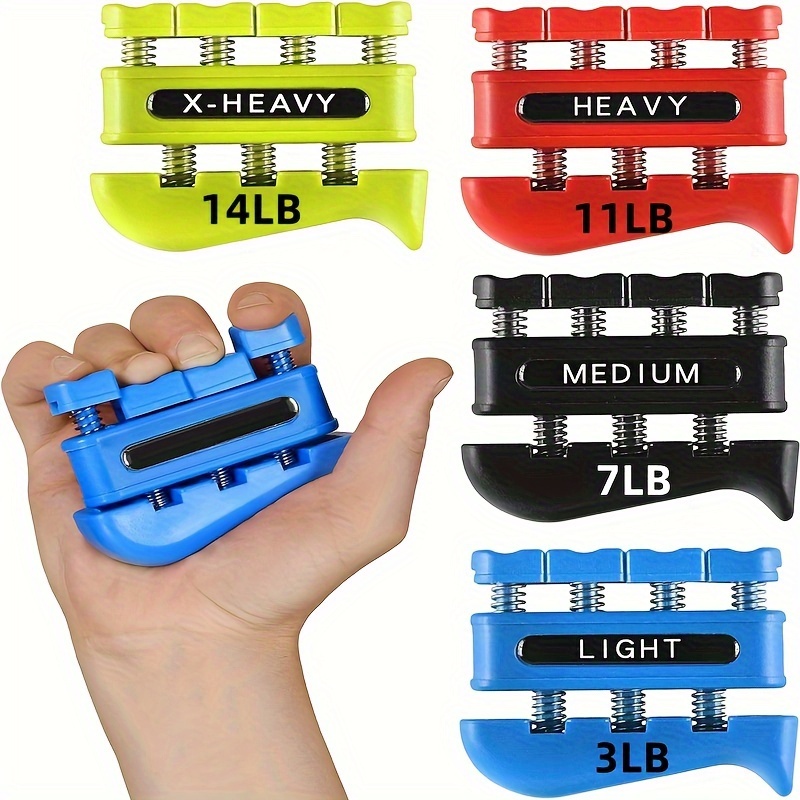 

4pcs Hand Grip Strengtheners, Fingers Exercisers, Suitable For Forearm Strength Training, Physical Therapy