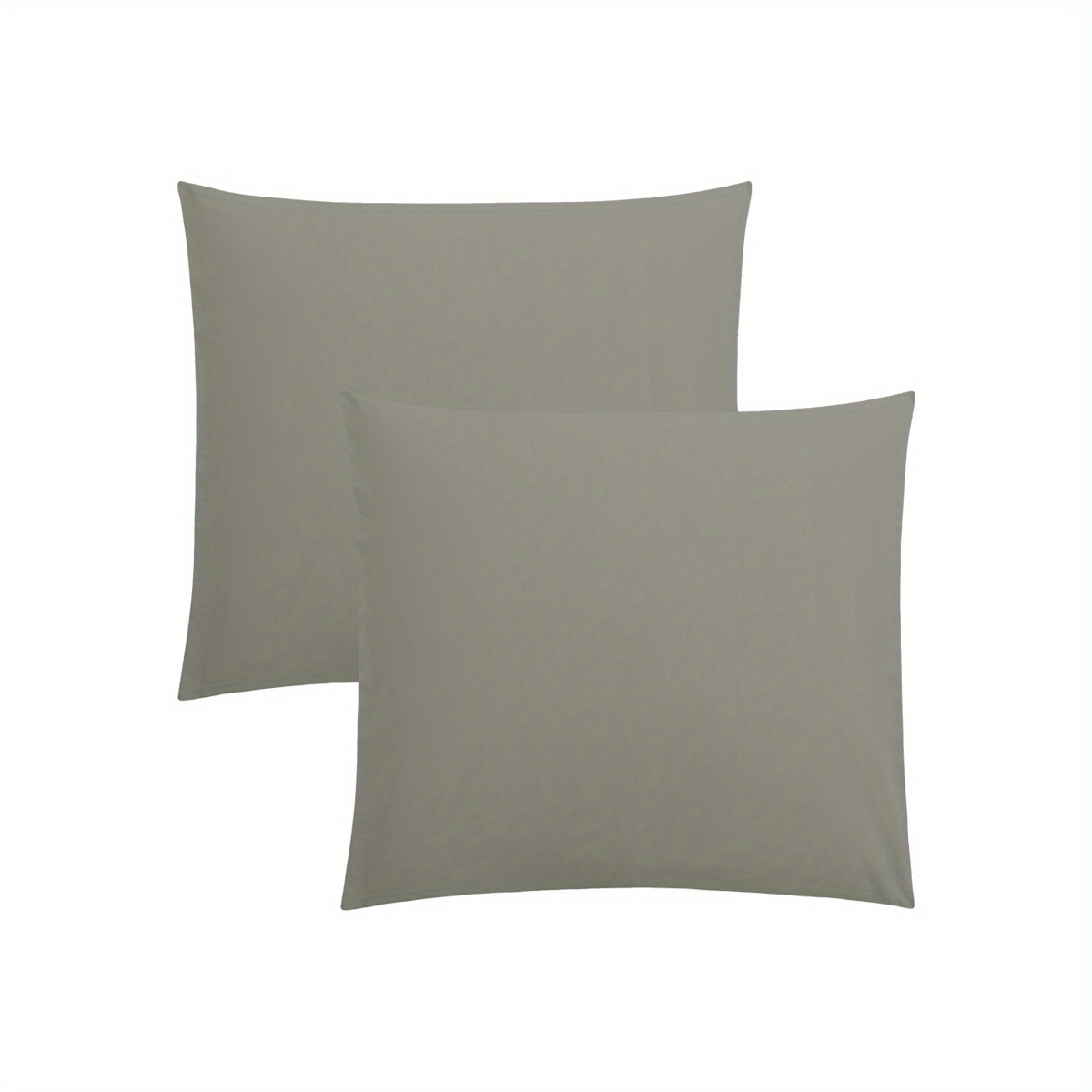 TEMU Un ensemble de deux taies d'oreiller carrées en tissu brossé doux, doux pour et facile à nettoyer, disponibles dans les tailles 45*45cm, 50*50cm