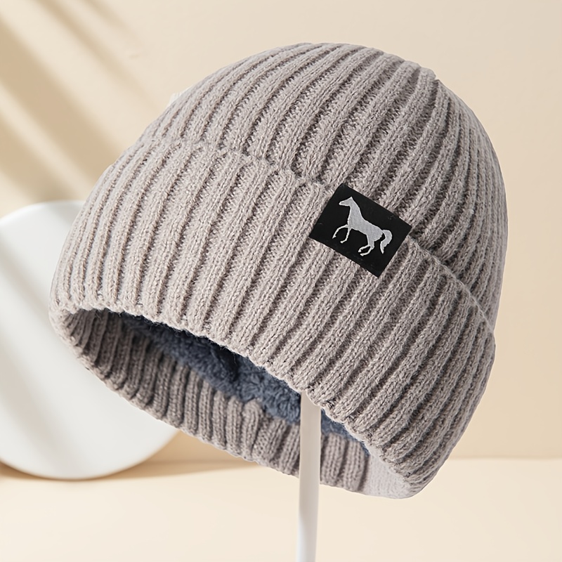 

Classic Knit Beanie Patch - Warm, & Stylish For Fall/winter | Soft & Comfortable For Outdoor Activities Like Running, Cycling, Skateboarding & Skiing | Perfect Gift Idea