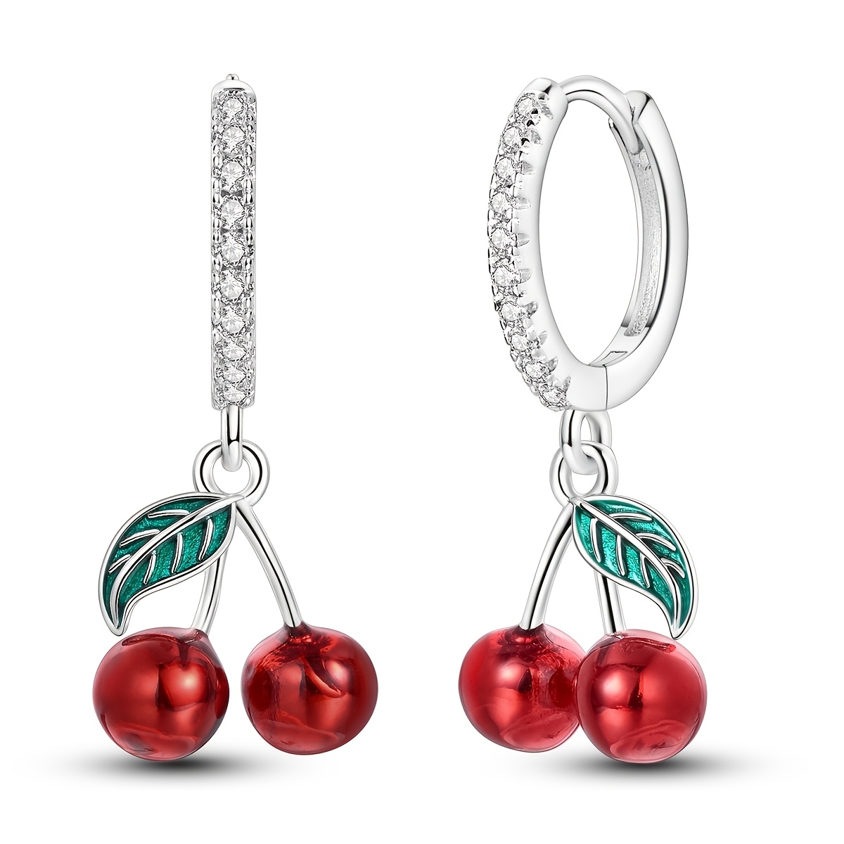 a pair of elegant white plated   earrings   daily wear ideal gift for her valentines day