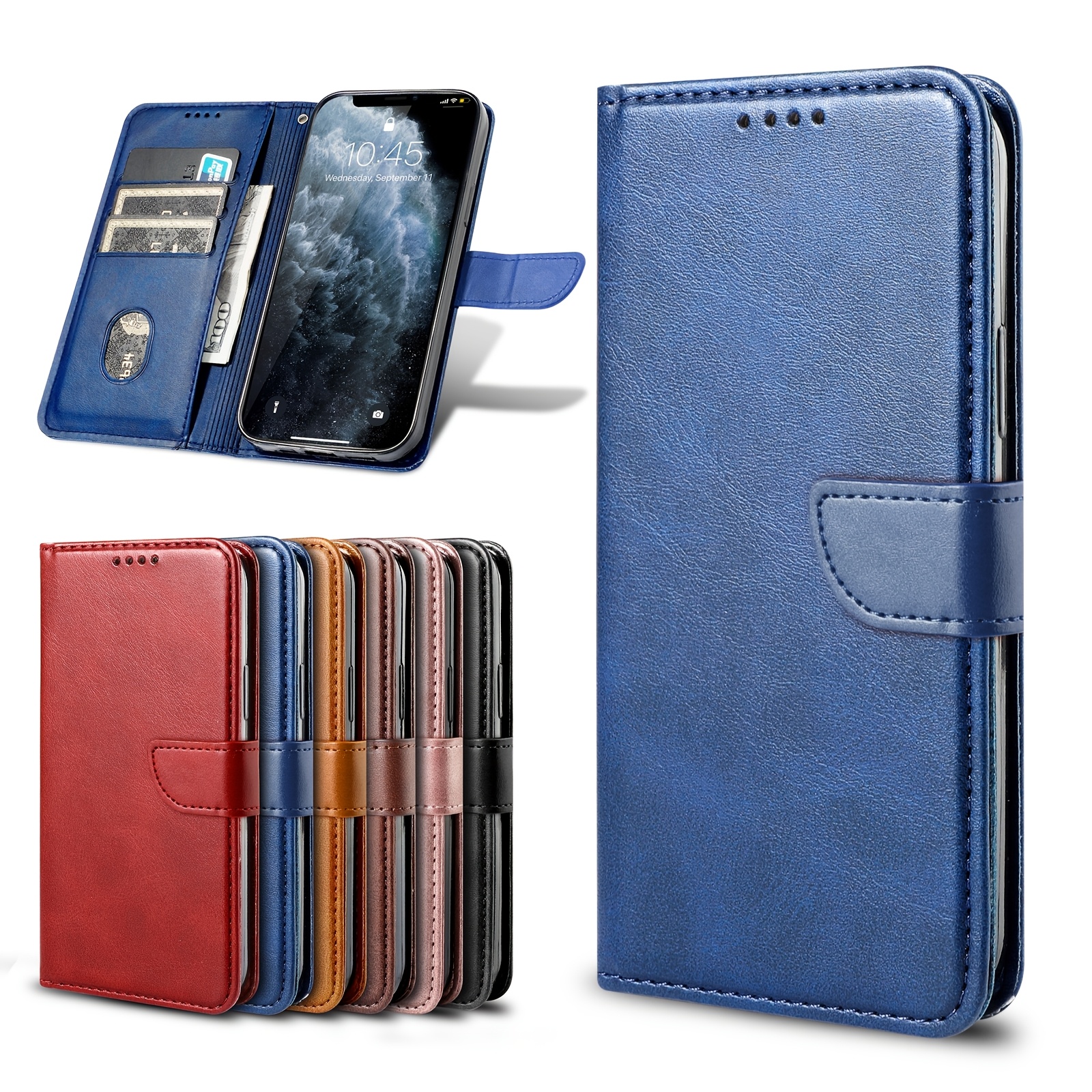 TEMU Phone Case: For Galaxy A57 5g Wallet Case, With Card Slots, Stand Feature Shockproof Flip Cover Phone Case